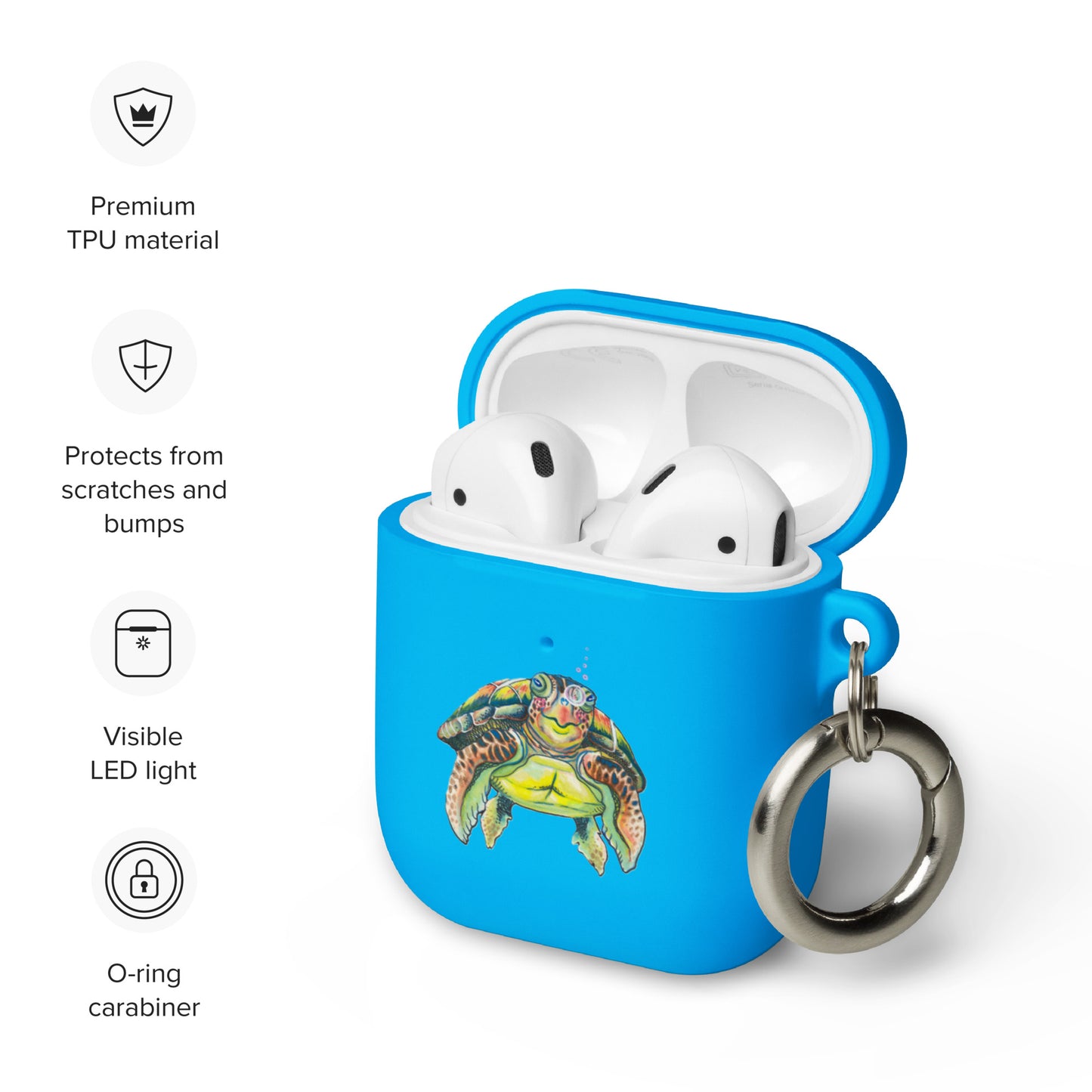 Wave Wonderer - Rubber Case for AirPods®